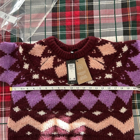 VERO MODA NWT Flippa O-Neck Nordic Sweater polyester and acrylic - Picture 8 of 8